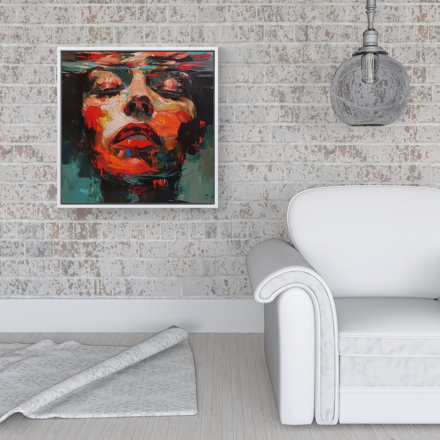 Tranquil Immersion Framed Canvas