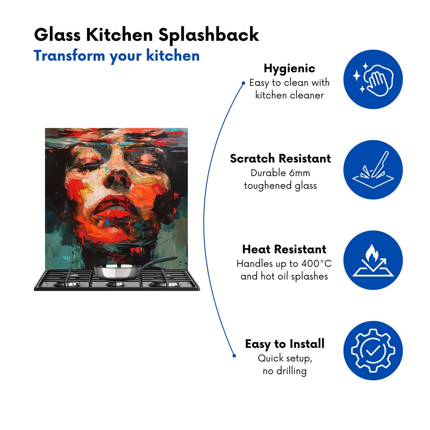 Tranquil Immersion Kitchen Splashback