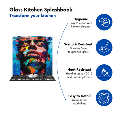 Radiant Reflection Kitchen Splashback