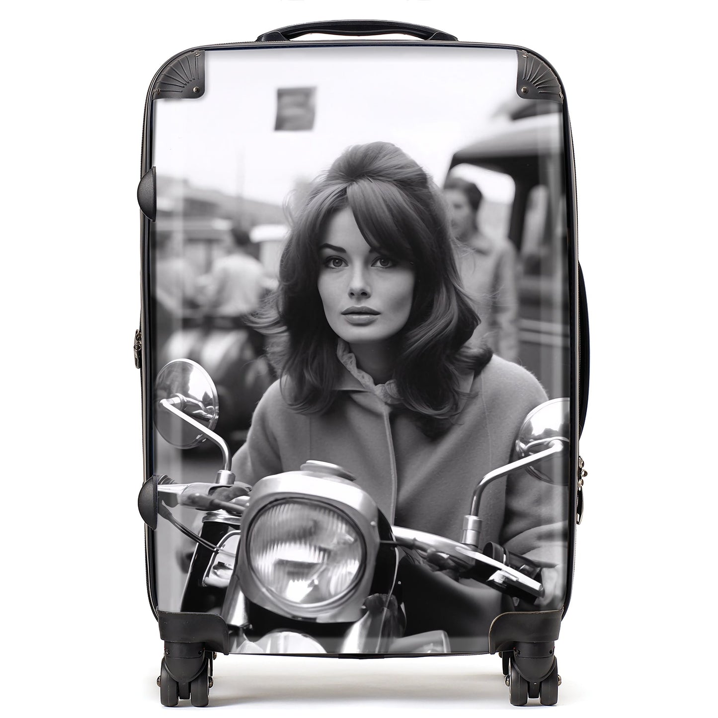 1960 Out On The Bike Suitcase