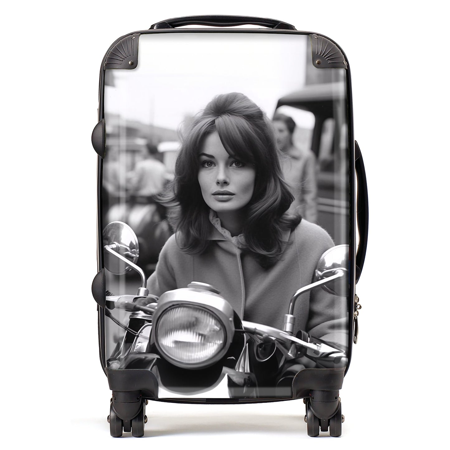 1960 Out On The Bike Suitcase