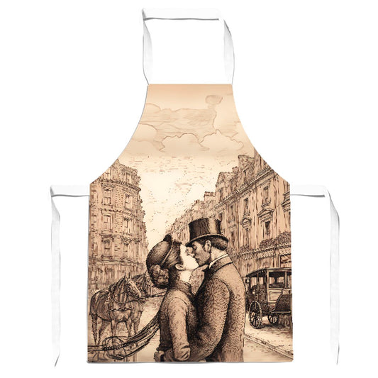 Sharing A Kiss Apron