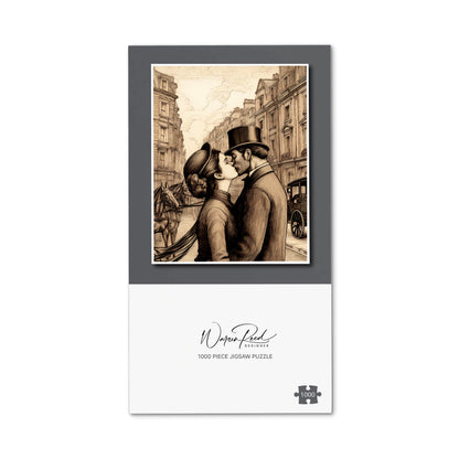 Sharing A Kiss Jigsaw Puzzle