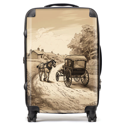 A Horse And His Cart Suitcase