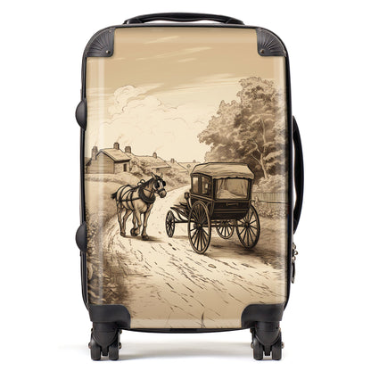 A Horse And His Cart Suitcase