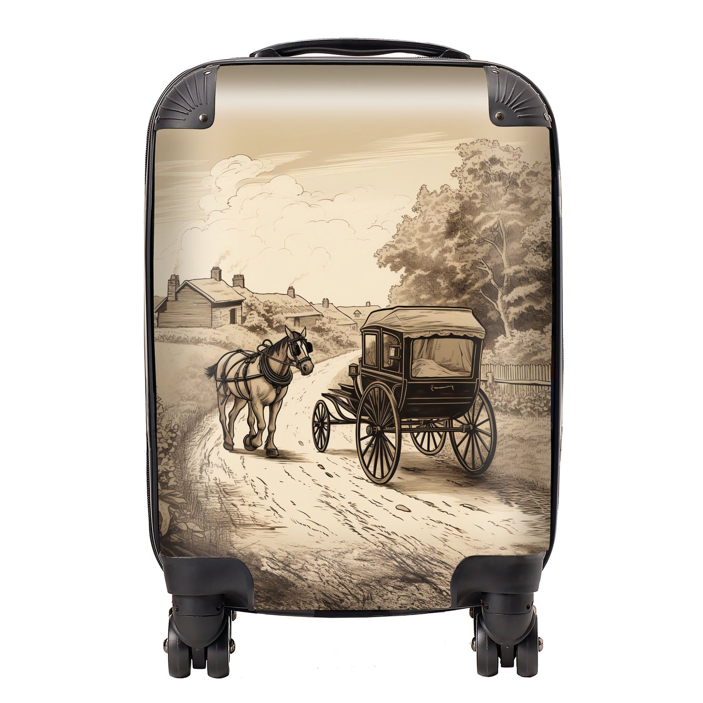 A Horse And His Cart Suitcase