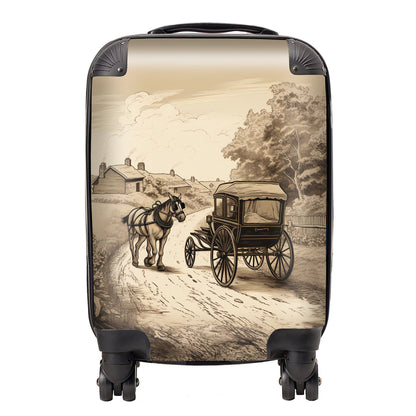 A Horse And His Cart Suitcase
