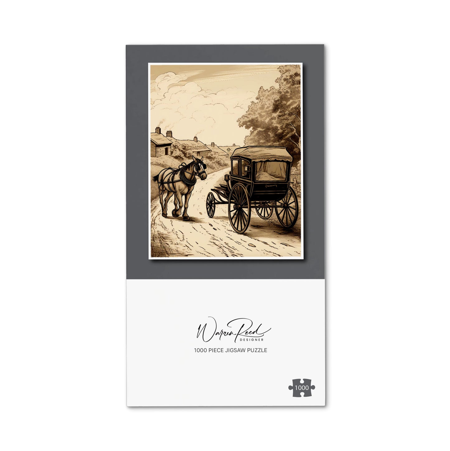 A Horse And His Cart Jigsaw Puzzle