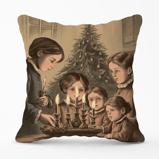 Christmas Candles Cushions