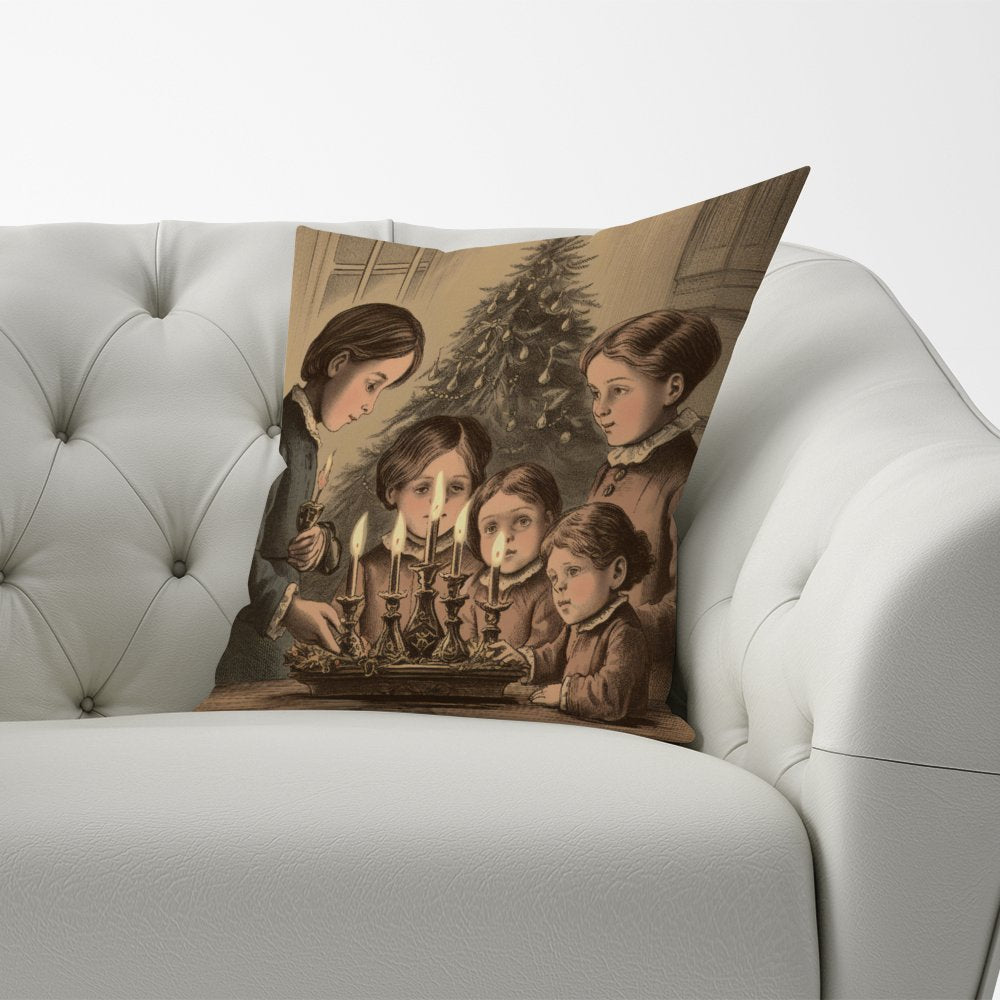 Christmas Candles Cushions