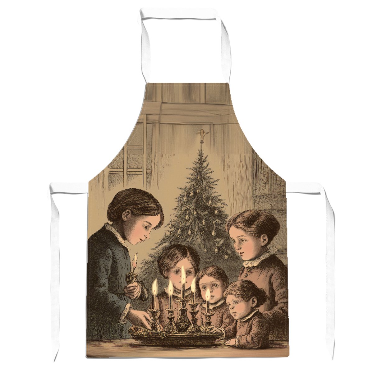 Christmas Candles Apron