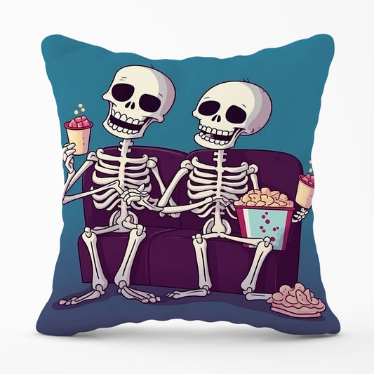 Skeletons At The Cinema Cushions