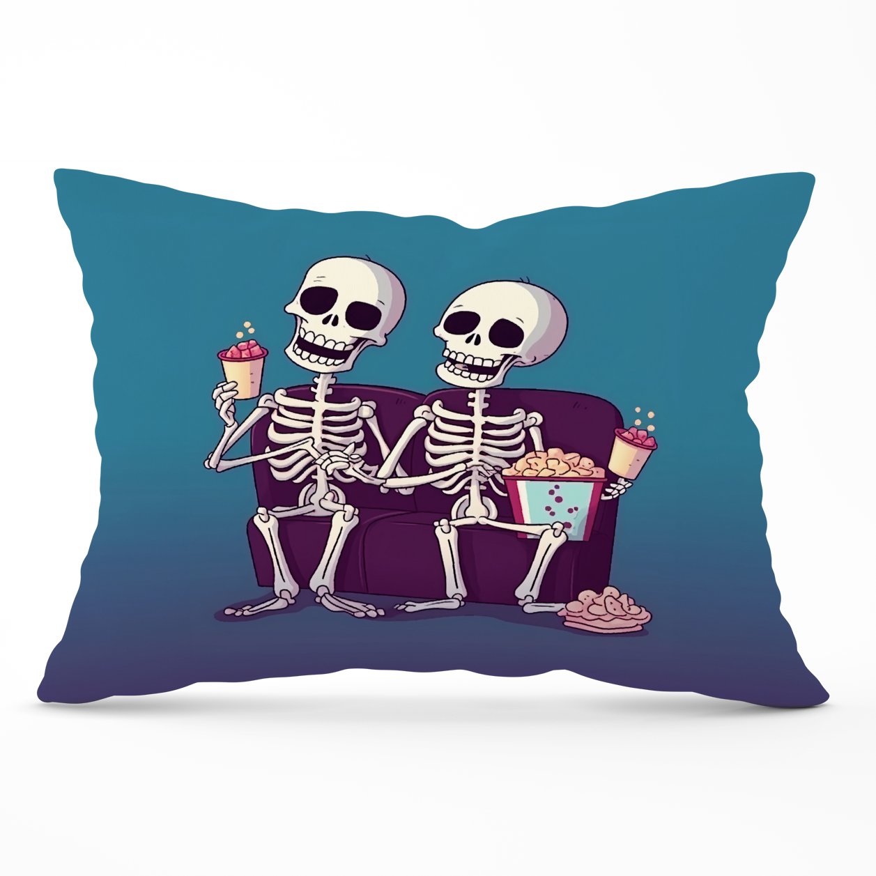 Skeletons At The Cinema Cushions