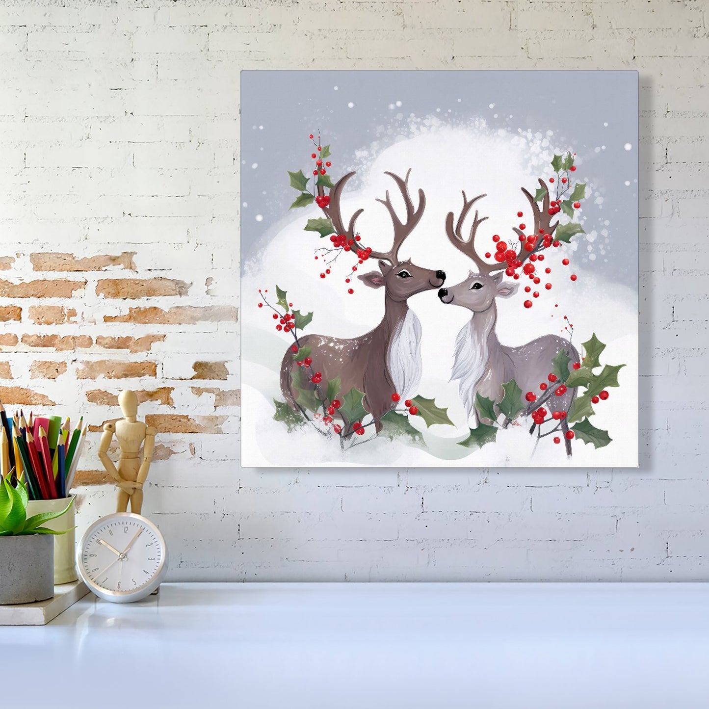 Sitting Together Canvas