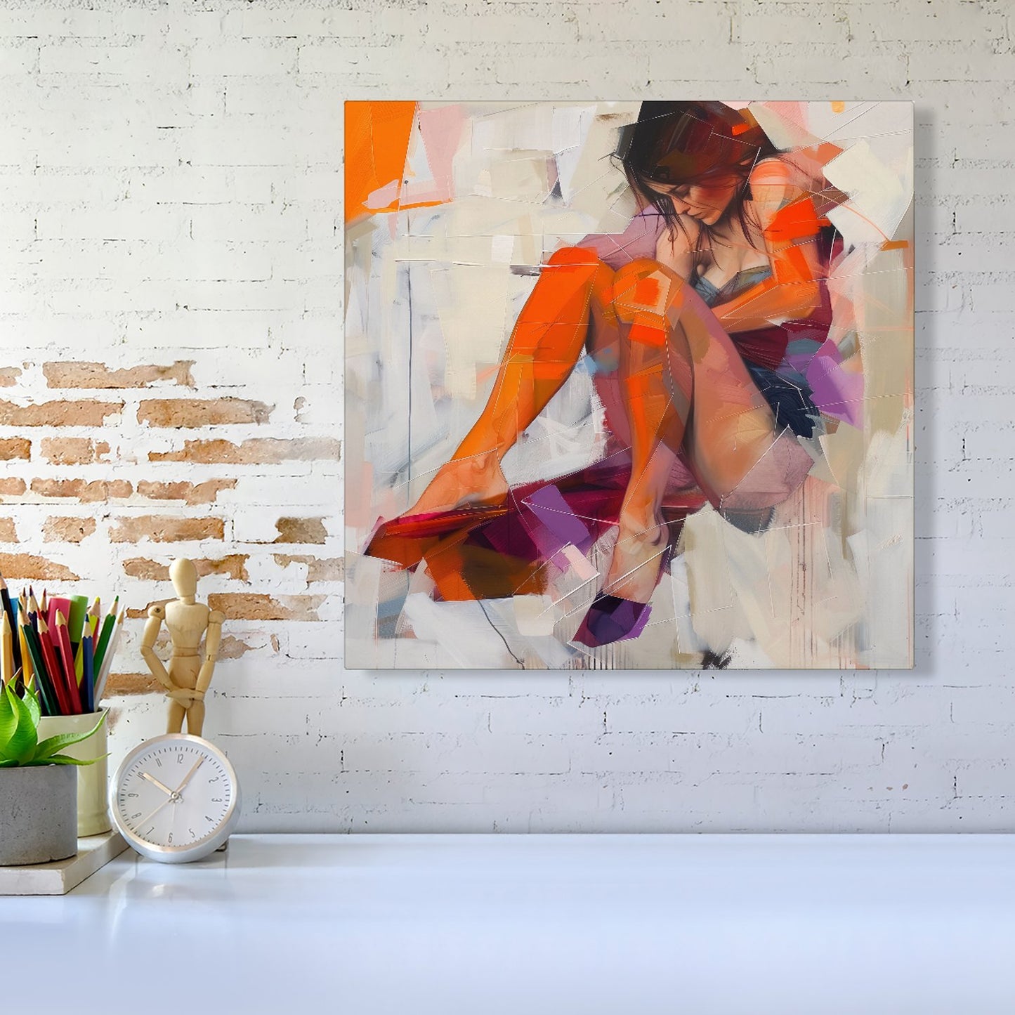 Poised In Reflection Canvas