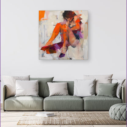 Poised In Reflection Canvas