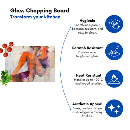 Poised In Reflection Chopping Board