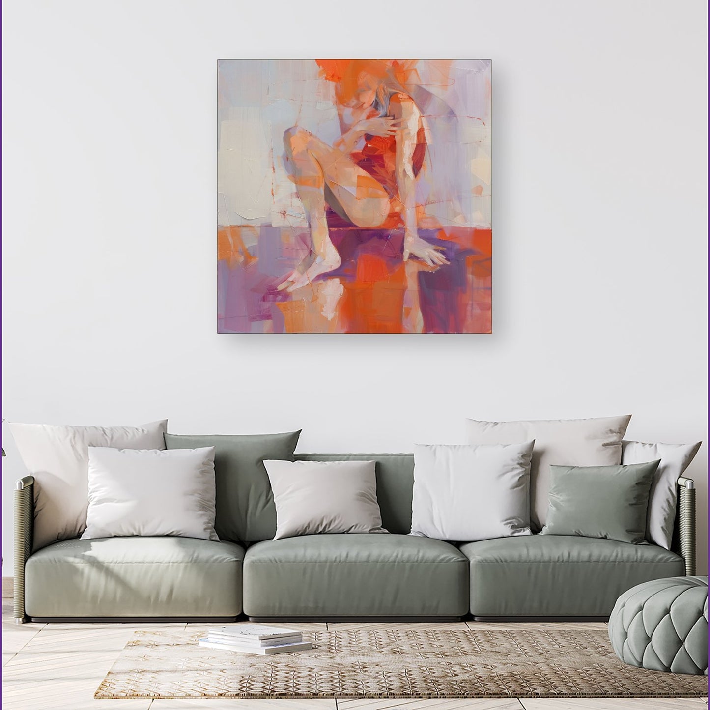 Contemplative Rest Canvas