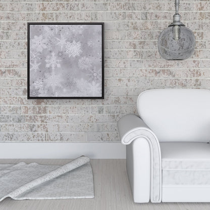 Snowflakes Framed Canvas