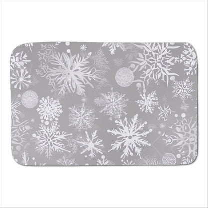 Snowflakes Sherpa Blanket
