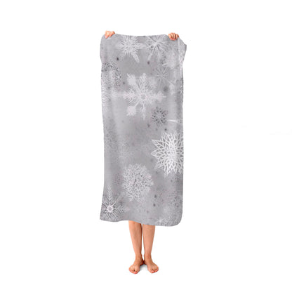 Slowflakes And Ice Beach Towel