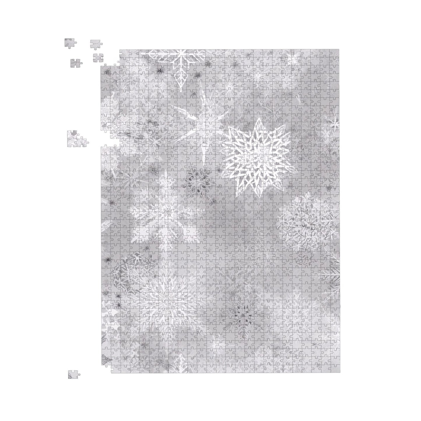 Slowflakes And Ice Jigsaw Puzzle