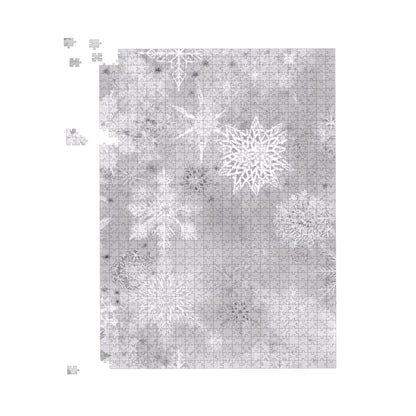 Slowflakes And Ice Jigsaw Puzzle