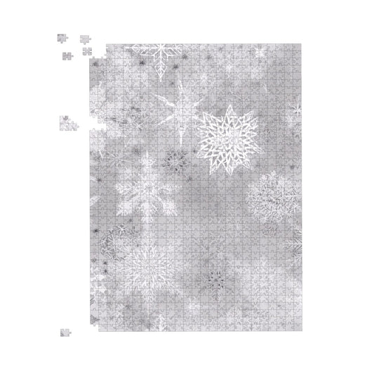 Slowflakes And Ice Jigsaw Puzzle