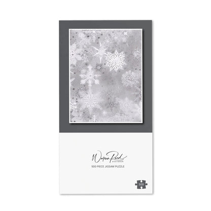 Slowflakes And Ice Jigsaw Puzzle