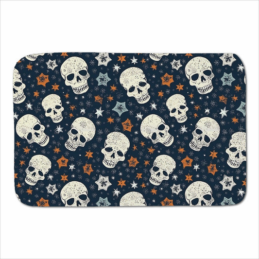 Skulls And Stars Sherpa Blanket