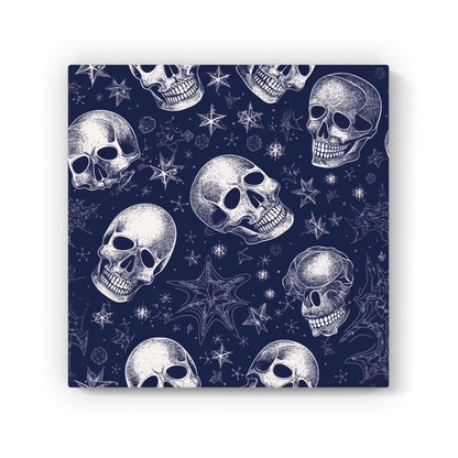 Evening Skulls And Stars Canvas