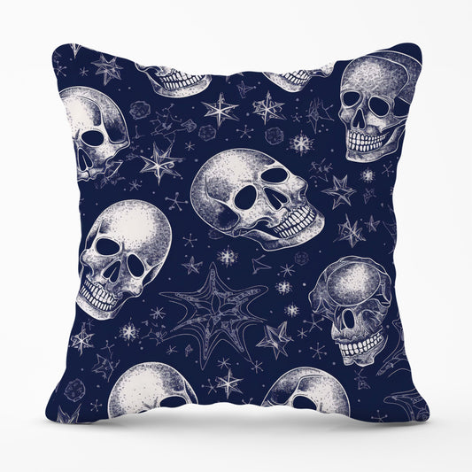 Evening Skulls And Stars Cushions