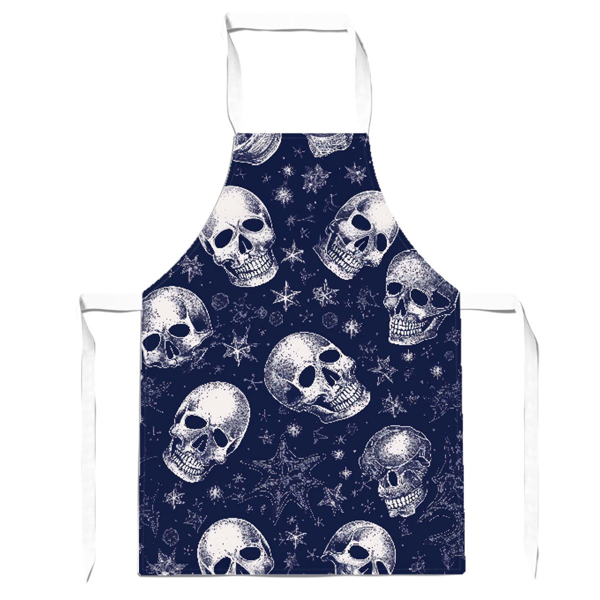 Evening Skulls And Stars Apron
