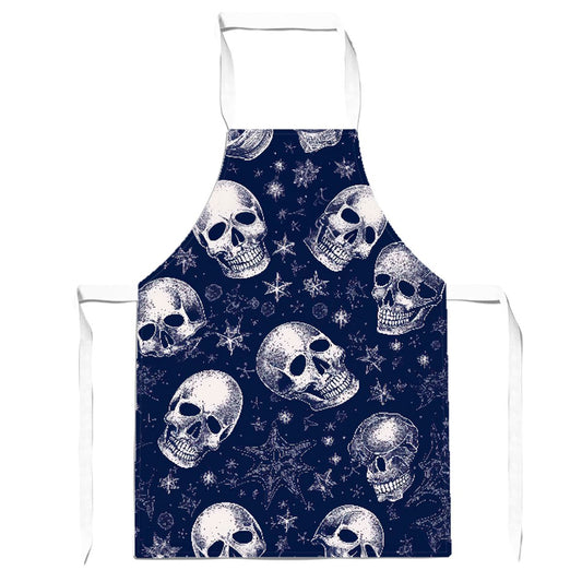 Evening Skulls And Stars Apron