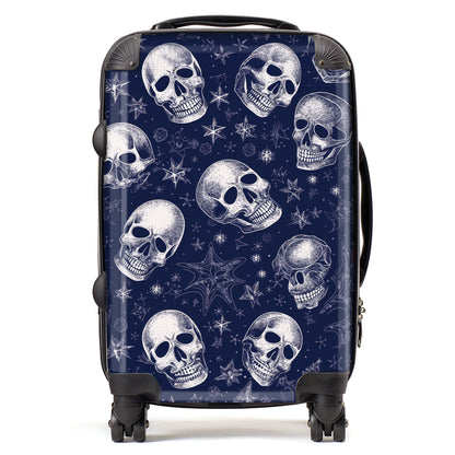 Evening Skulls And Stars Suitcase