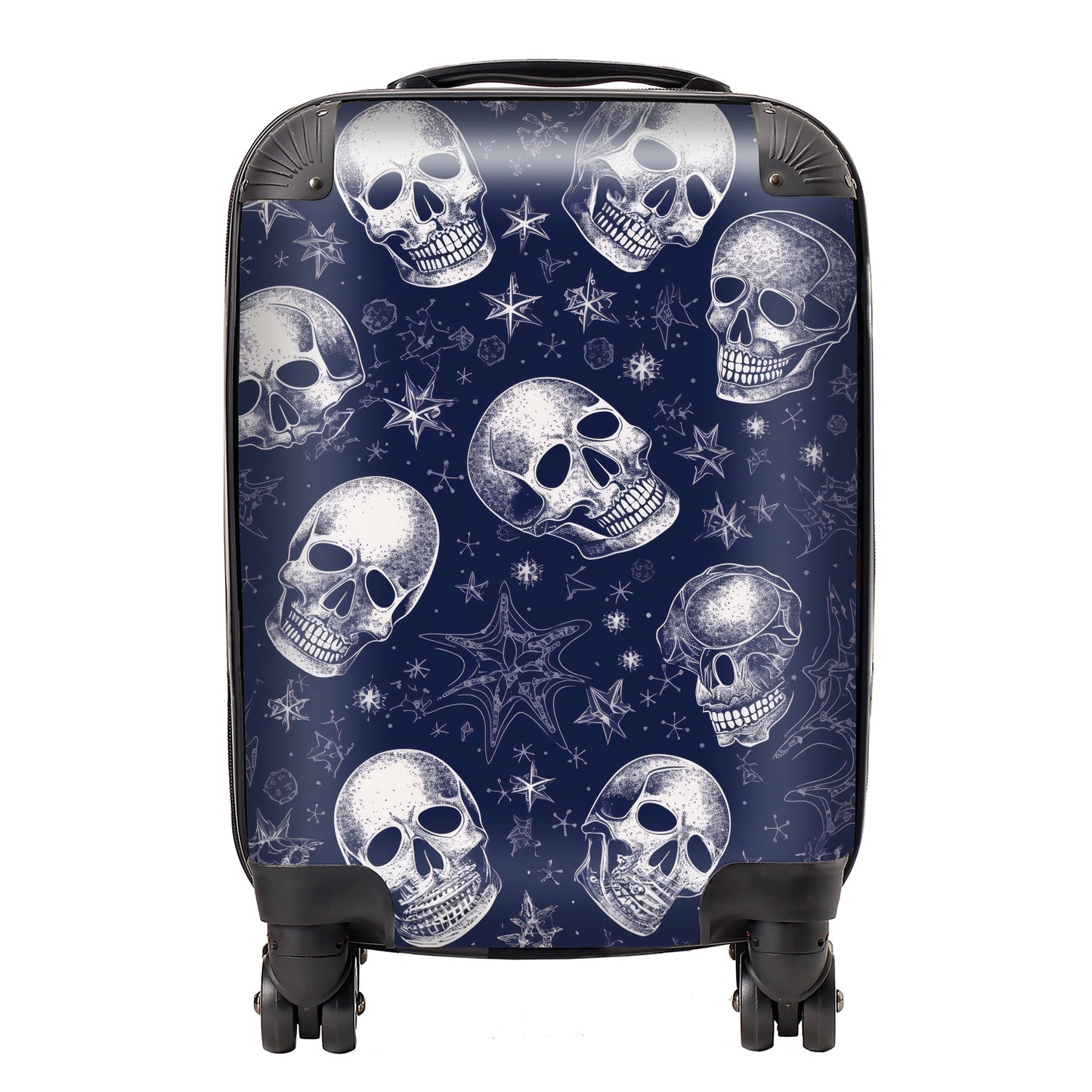 Evening Skulls And Stars Suitcase