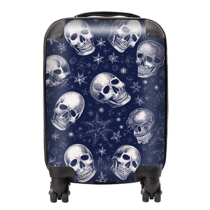 Evening Skulls And Stars Suitcase