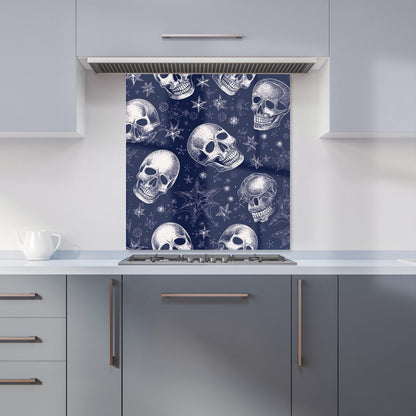 Evening Skulls And Stars Kitchen Splashback