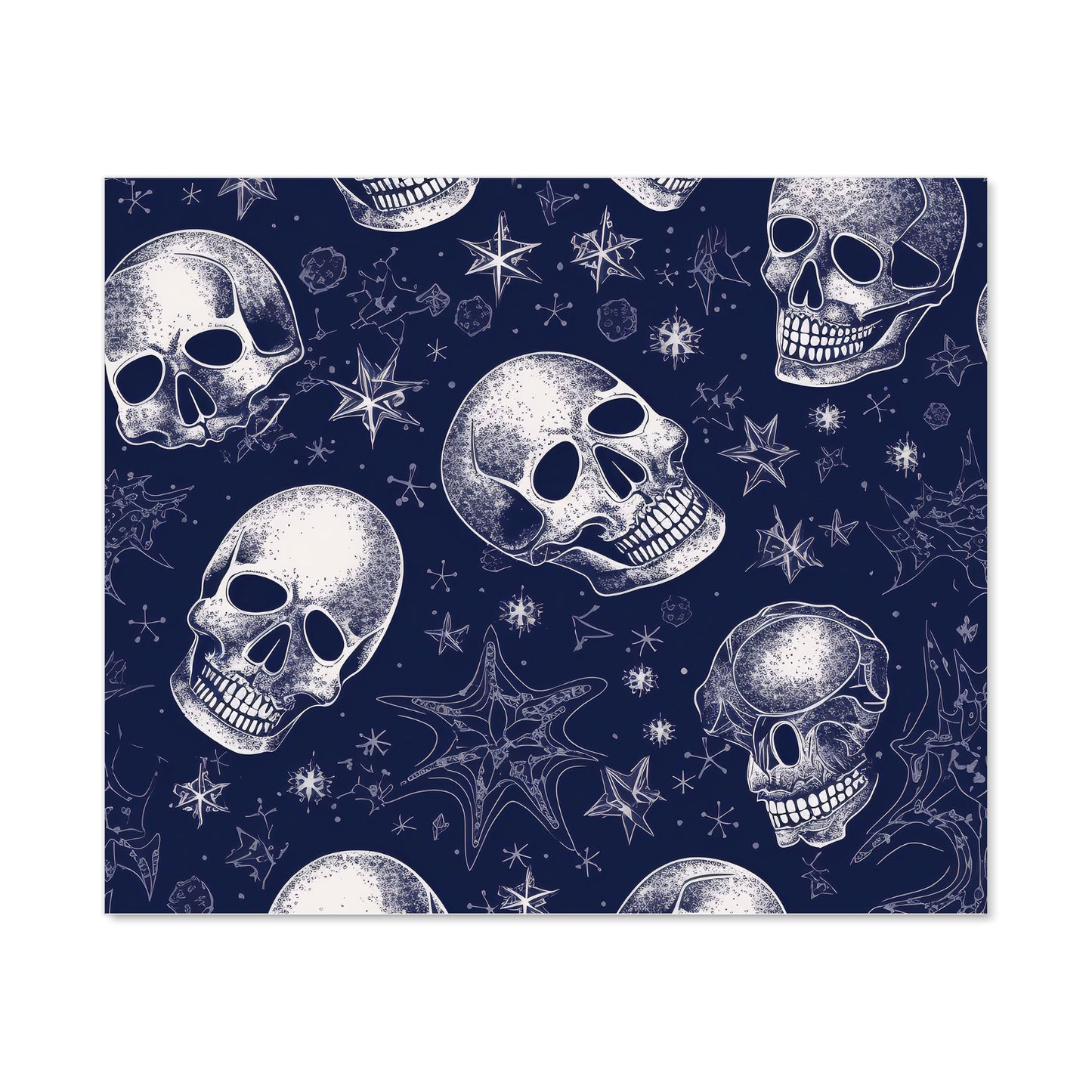 Evening Skulls And Stars Kitchen Splashback