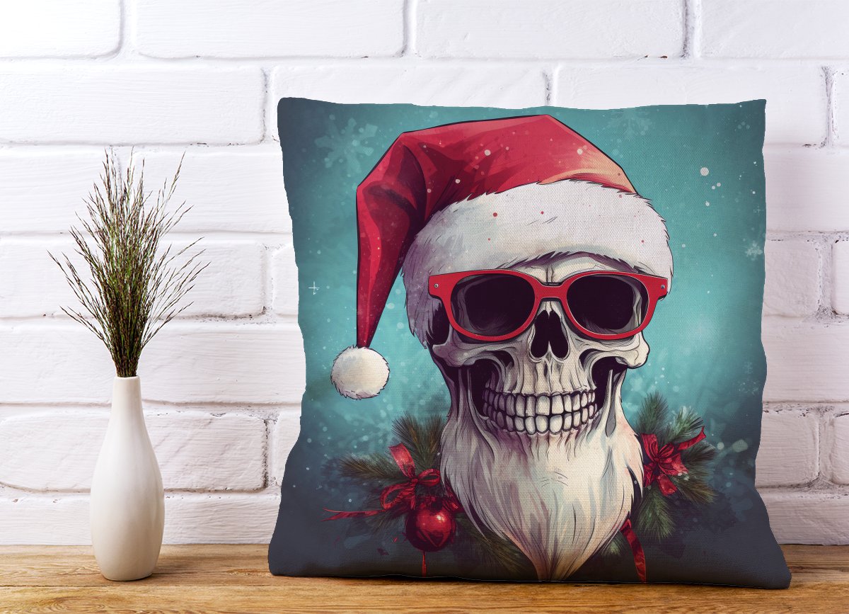 Santa Skull Splashart Cushions
