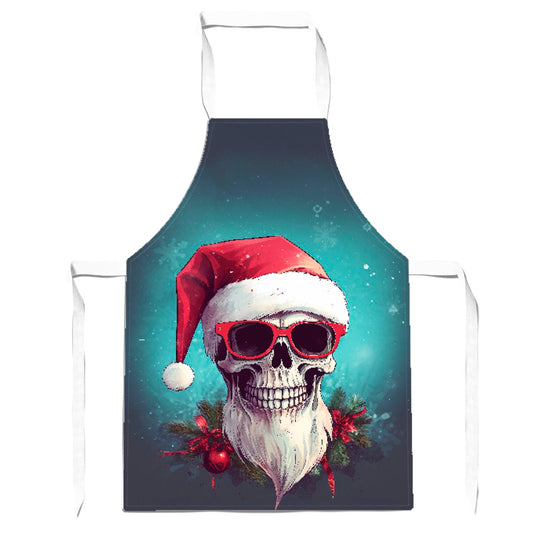 Santa Skull Splashart Apron