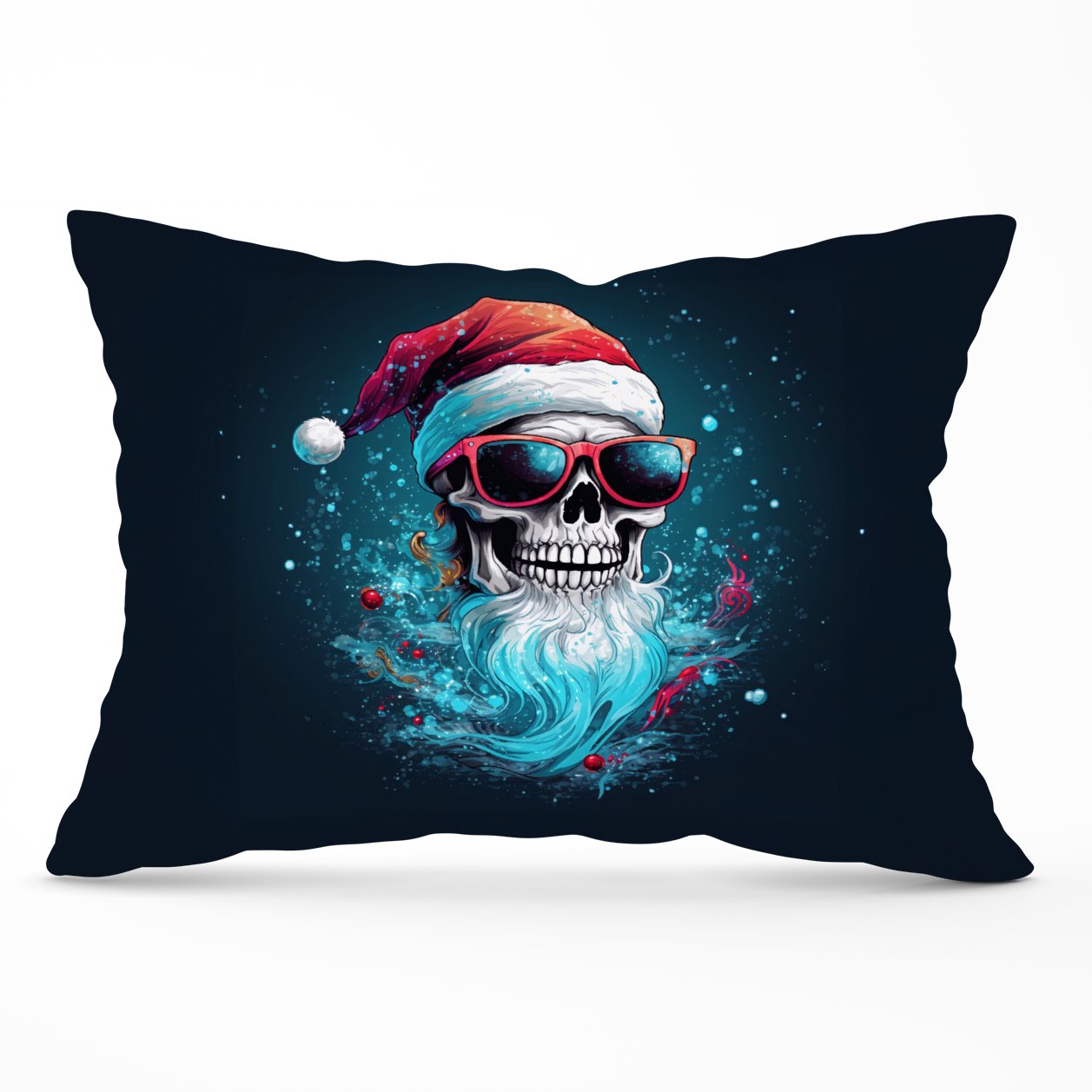 Magical Santa Hat Skull Splashart Cushions