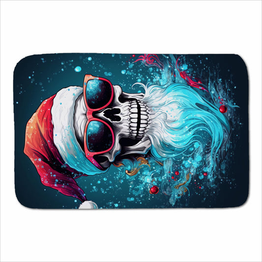 Magical Santa Hat Skull Splashart Sherpa Blanket