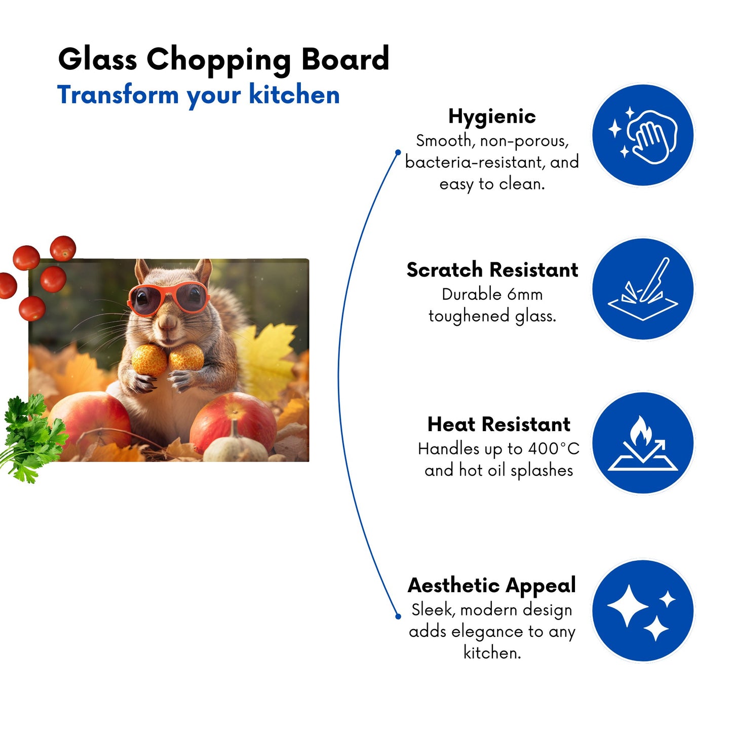 Nuts For Winter Chopping Board