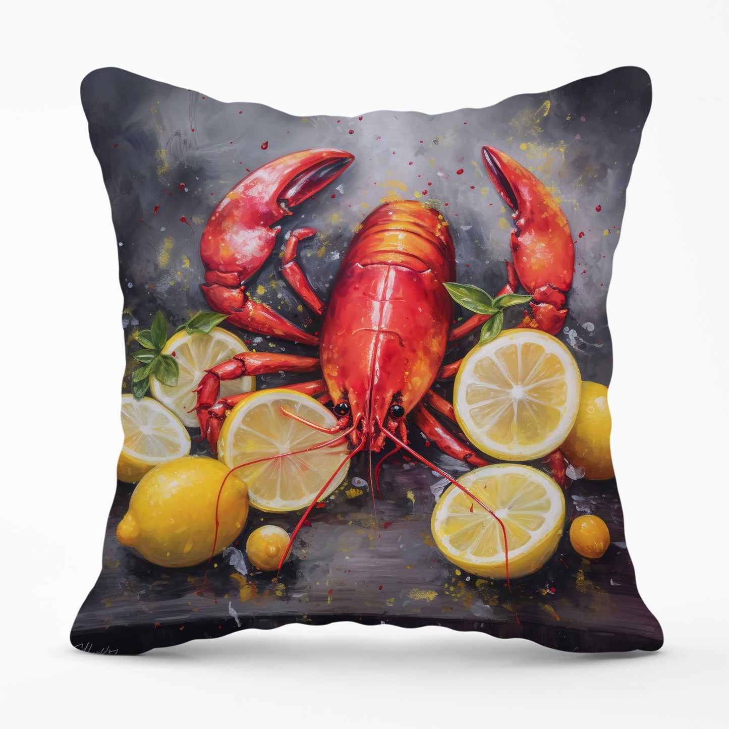 Lobster And Lemons Cushions