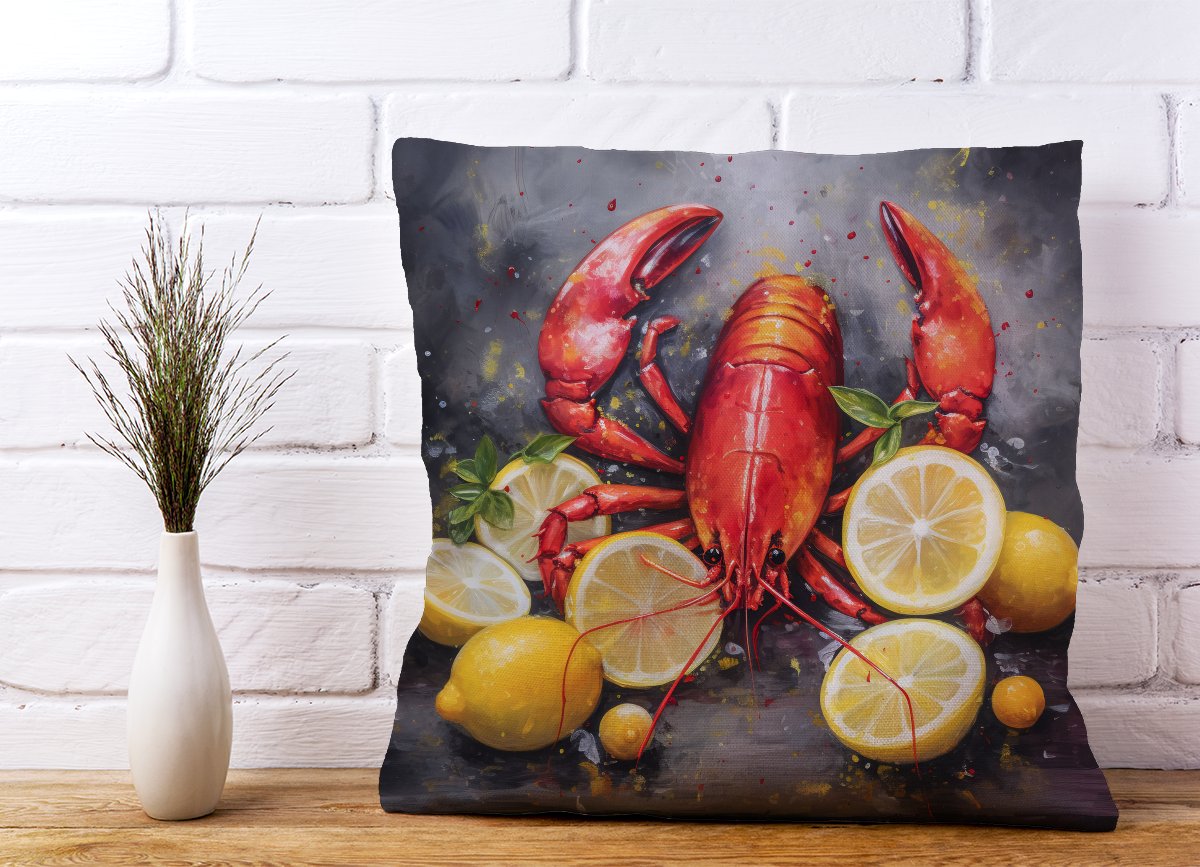 Lobster And Lemons Cushions