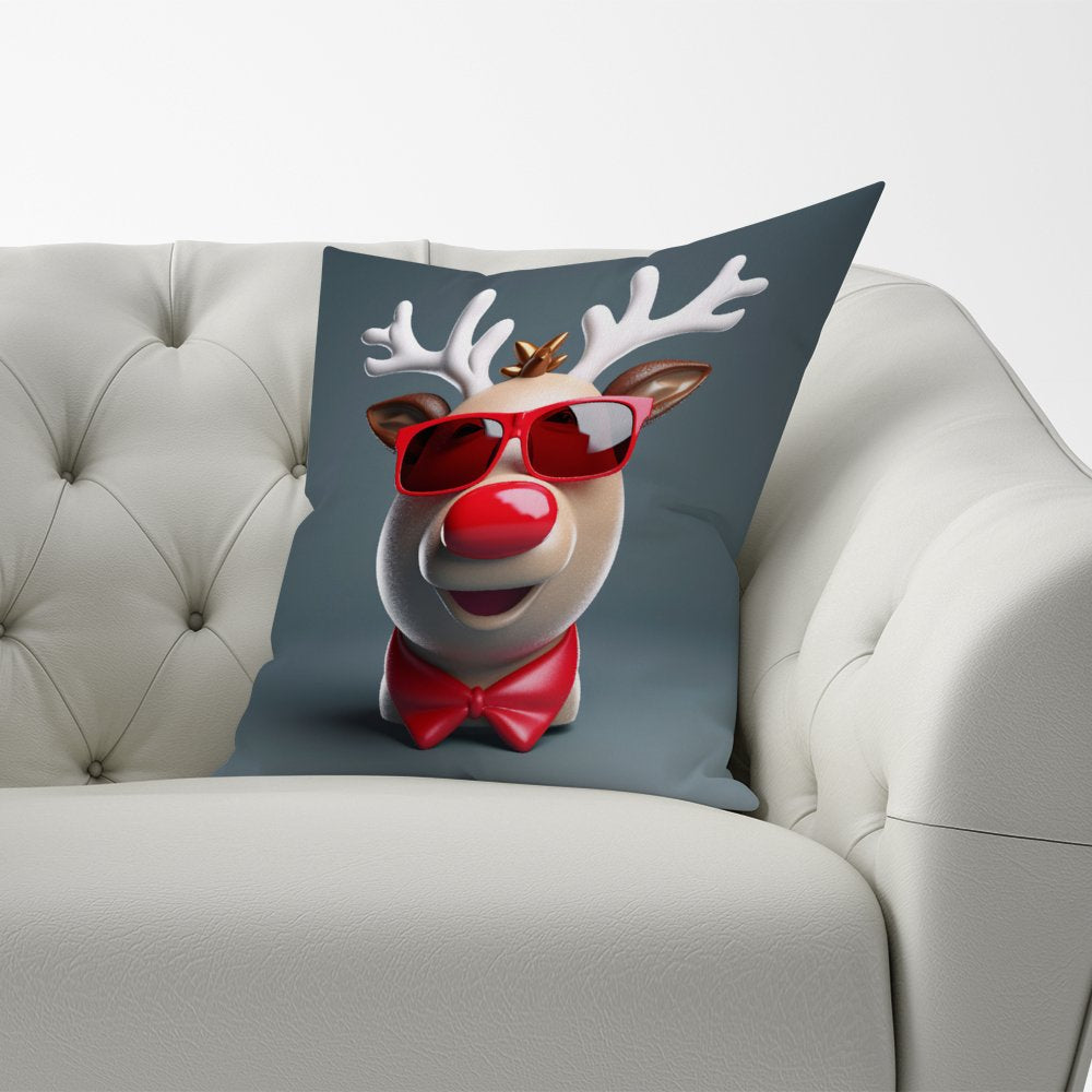 Rudolph In Red Glasses Cushions