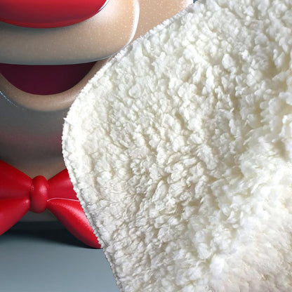 Rudolph In Red Glasses Sherpa Blanket