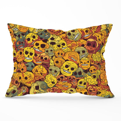 Autumnal Skulls Pattern Cushions