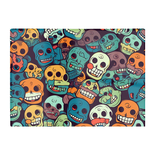Smiling Skulls Pattern Chopping Board